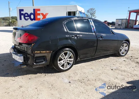 2012 Infiniti G37 Journey z USA, uszkodzony, nr VIN JN1CV6APXCM628483